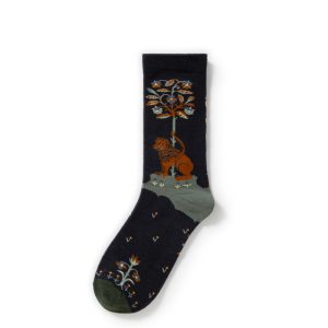 Cherry Blossom Romance Knee-High Socks – Women's Floral Cotton Socks